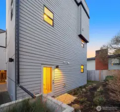Patio can be expanded and yard fenced in.