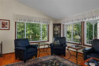 Lots of natural light.