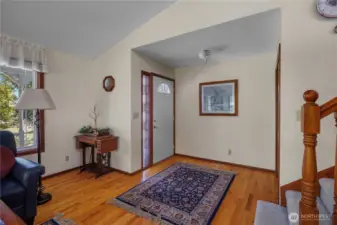Welcoming entrance.