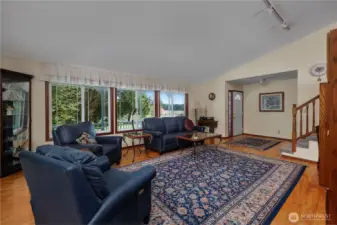 Large windows to enjoy nature.