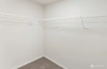 Roomy Walk In Closet off Primary Bath