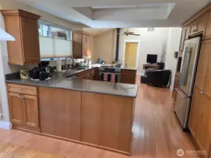 Spacious kitchen for entertaining