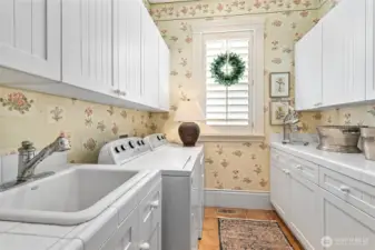 Main floor utility room