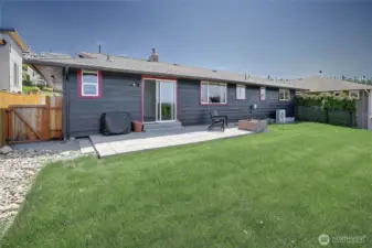 Level New Yard is Fenced~