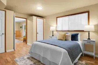 Bedroom lower floor.