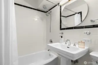 Full bathroom recently updated