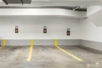 Garage parking space #21