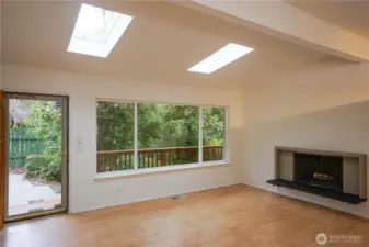 Living Room As Is with Front Door Open (Glass Screen Door)