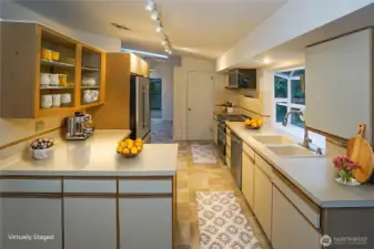 Virtually Staged Kitchen