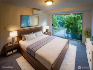 Virtually Staged Bedroom