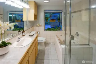 Virtually Staged Bathroom