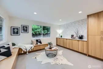 More custom cabinetry