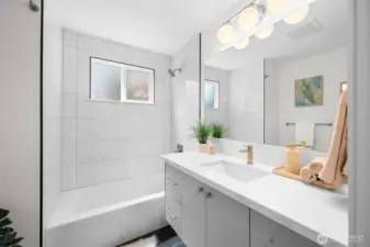 Full bath on main floor