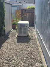 Wired for generator w/generac that stays