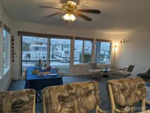 This is the view from the kitchen!