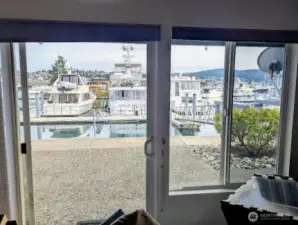 Slider to back patio