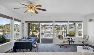 Looking out from the Kitchen