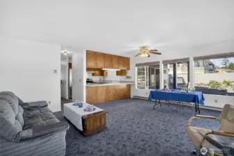 Looking back at the Kitchen