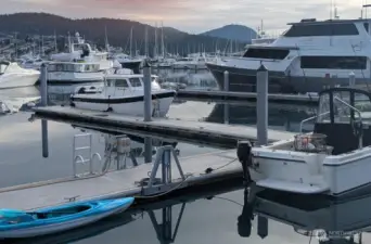 Another view of the dock and your boat slip!