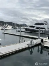 Your Slip (On the end to the left, and conveniently located on the outside) is 30.5 feet with electricity & water available