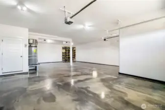 Garage has been virtually cleared out.