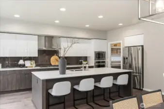 Thoughtfully designed with both form and function in mind, the kitchen offers abundant storage and a layout that supports everyday ease.