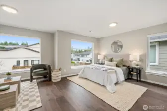 An expansive bedroom offering flexibility to suit your lifestyle—ideal as a bonus room, media space, or guest retreat.