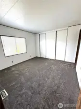 Primary Bedroom with Extra Large Closet.