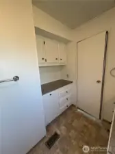 Primary Bath Storage.