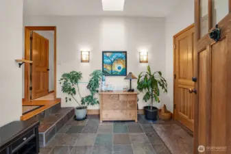 Large and welcoming light filled entrance