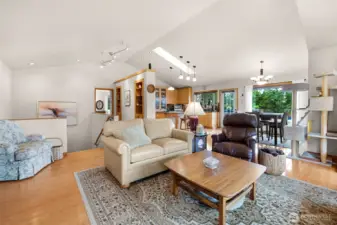 Light, bright and so comfy living area