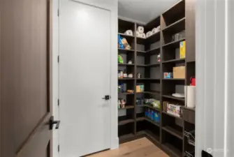 Great panty / storage just off kitchen