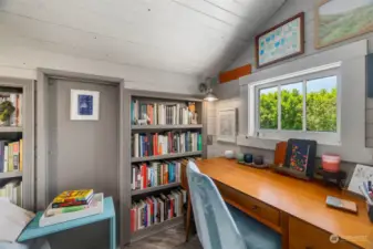 You will fall in love with this cozy office/reading nook, off of the primary bedroom.