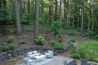 1.2 acres with a private wooded view, and yet just minutes to Woodinville Town Center