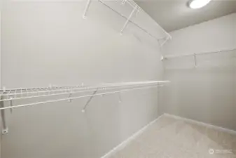 Large walk in closet