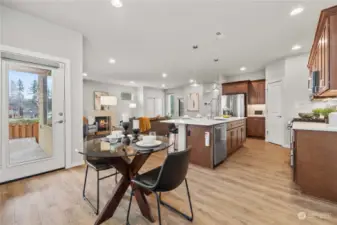 Dining room off the kitchen