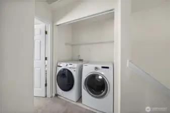 Washer and dryer stay!