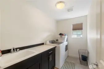 Upstairs utility room