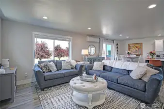 Modern, open-concept living floor-plan..