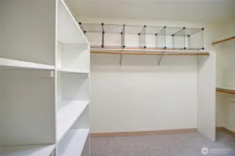 Primary Walk In Closet