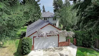 Front Exterior Garage and Home