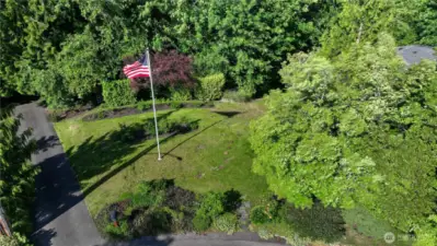 The Flagpole is in the middle of this property
