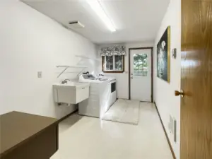 Huge Laundry room.