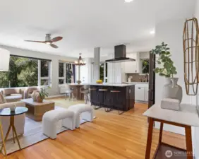 Top floor, end unit, beautifully updated & welcoming as you walk in.