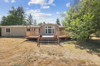 Huge deck on primary home