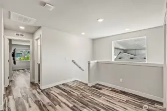 Landing area and start of bonus room