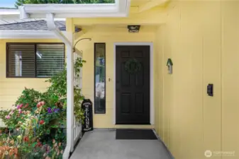 Your covered front door. Welcome home to this beautifully maintained rambler.