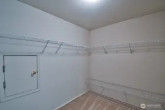 Large primary closet