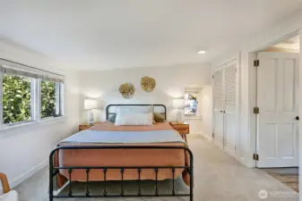 Bedroom #2 is upstairs.