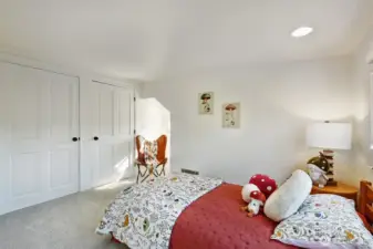 Across the hall is bedroom #3.